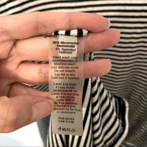 ATM Anthony Thomas Melillo Stretch Striped Midi Dress - Picture 5 of 5